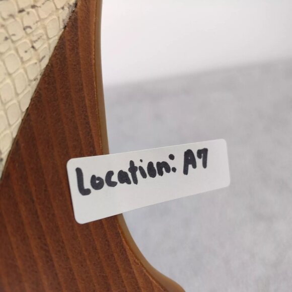 Cole Haan Grand OS Womens 6.5 Slip On Shoes Snakeskin Print Wedge Heel - Picture 12 of 12